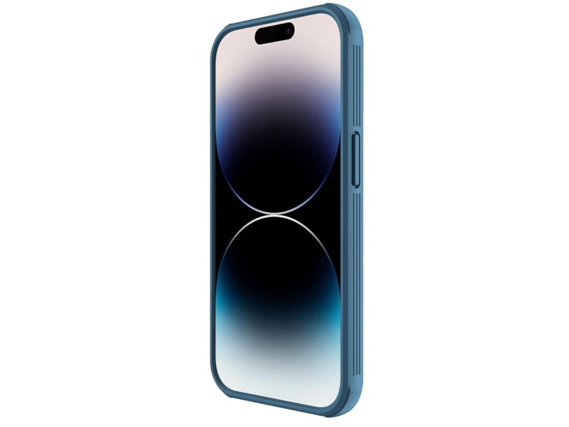 Nillkin CamShield Pro Case iPhone 14 Pro Max Armored Cover Camera Protector Blue