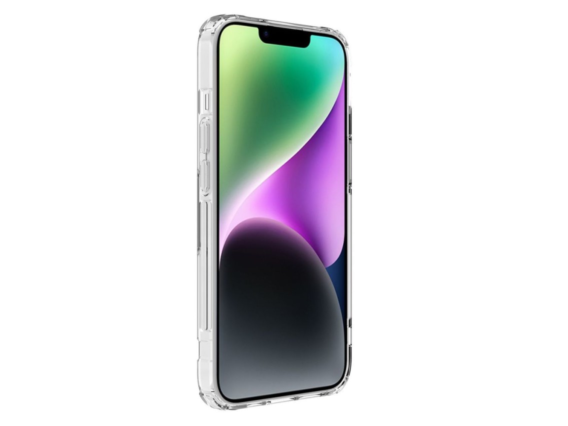 Capa Nillkin Nature Pro para iPhone 14 Plus, capa protetora reforçada, capa transparente