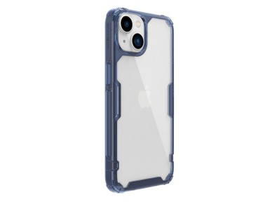 Nillkin Nature Pro iPhone 14 Plus case, armored cover, blue cover