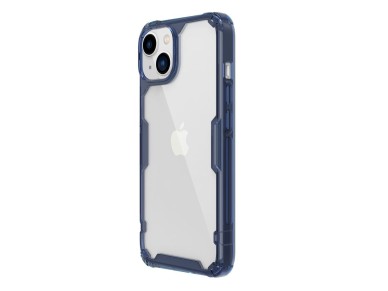 Nillkin Nature Pro iPhone 14 Plus case, armored cover, blue cover