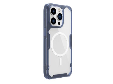 Funda magnética Nillkin Nature Pro para iPhone 14 Pro, MagSafe azul Funda magnética Nillkin Nature Pro para iPhone 14 Pro, MagSafe azul