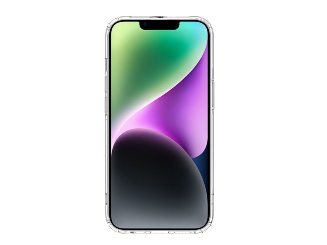 Capa magnética Nillkin Nature Pro para iPhone 14 Plus, capa MagSafe magnética, transparente