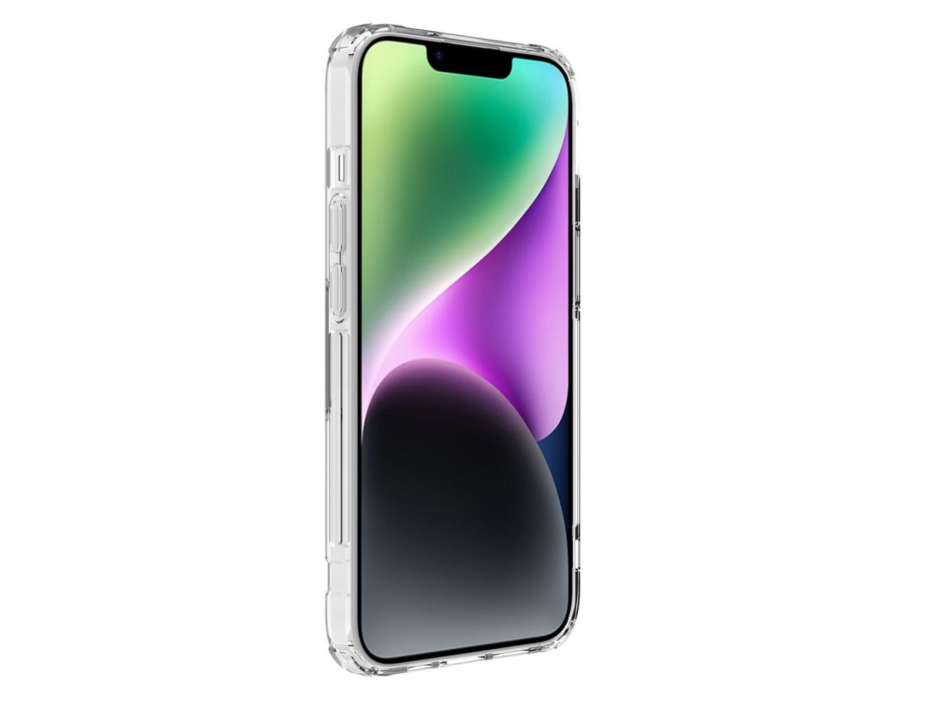 Funda magnética Nillkin Nature Pro para iPhone 14 Plus, cubierta magnética MagSafe, transparente