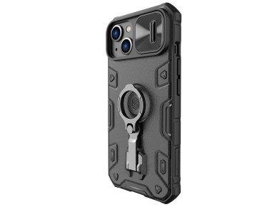 Nillkin CamShield Armor Pro Case iPhone 14 Plus case armored cover with camera cover ring stand blac Nillkin CamShield Armor Pro Case iPhone 14 Plus case armored cover with camera cover ring stand blac