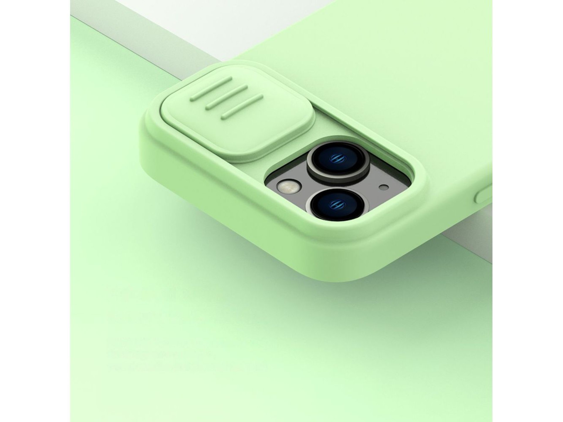Nillkin CamShield Magnetic Silicone Case iPhone 14 Plus Magnetic MagSafe Cover with Camera Protector