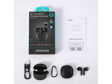Joyroom JR-FB1 Funpods Bluetooth 6.0 In-Ear TWS Wireless Headphones with AI Functions - Black Joyroom JR-FB1 Funpods Bluetooth 6.0 In-Ear TWS Wireless Headphones with AI Functions - Black