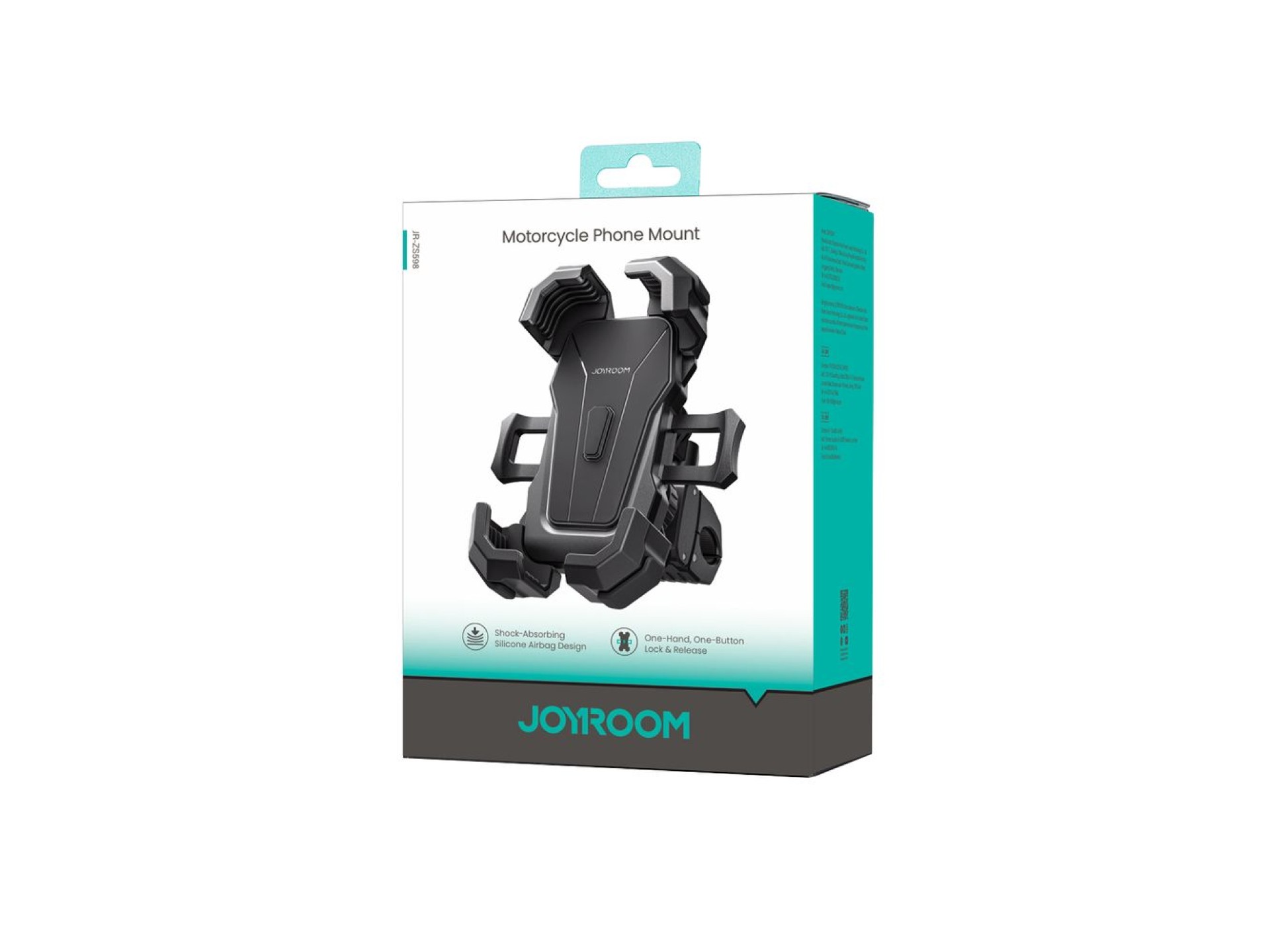 Soporte para teléfono móvil antivibración Joyroom JR-ZS598 para manillar - Negro