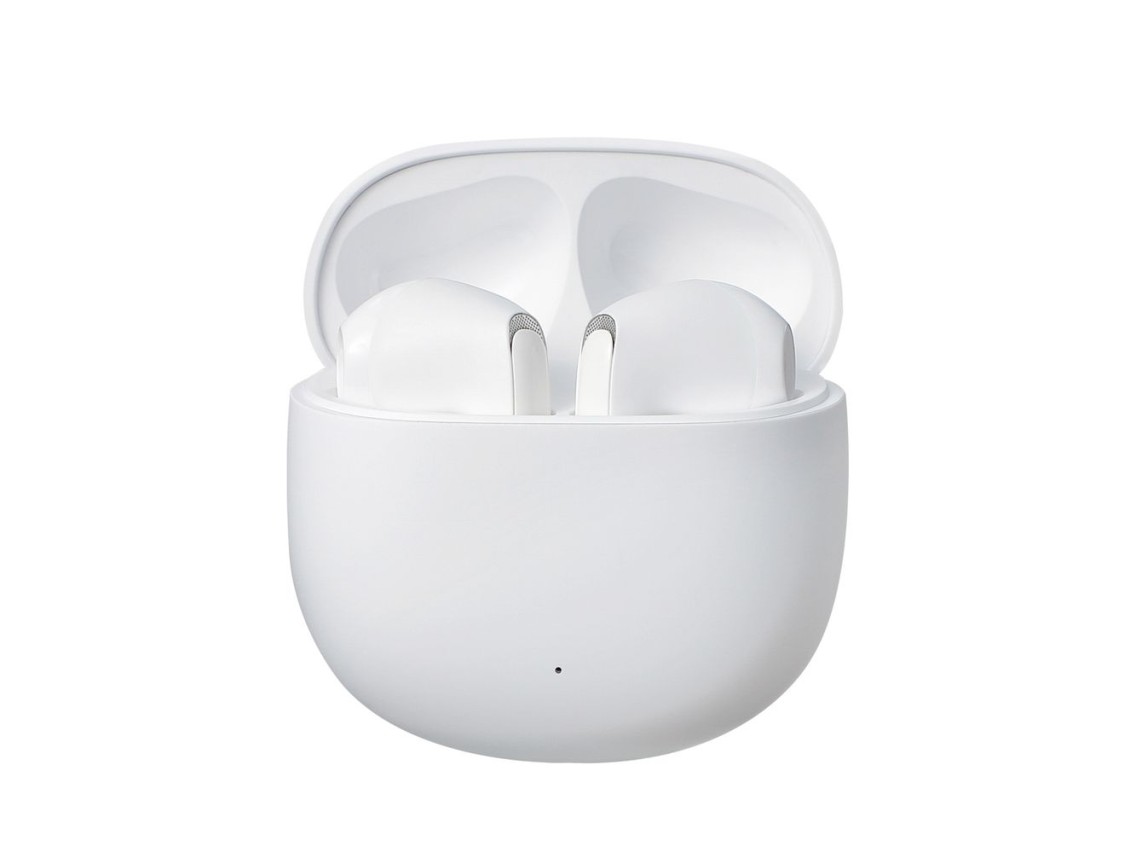 Fones de ouvido sem fio intra-auriculares TWS Joyroom JR-FB1 Funpods Bluetooth 6.0 - Branco
