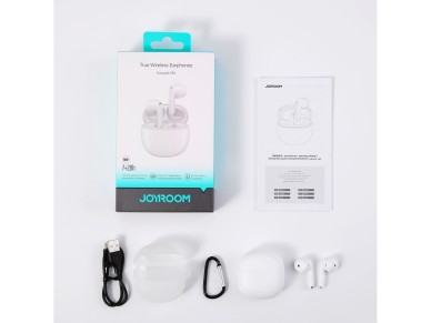 Joyroom JR-FB1 Funpods Bluetooth 6.0 In-Ear TWS Wireless Headphones - White
