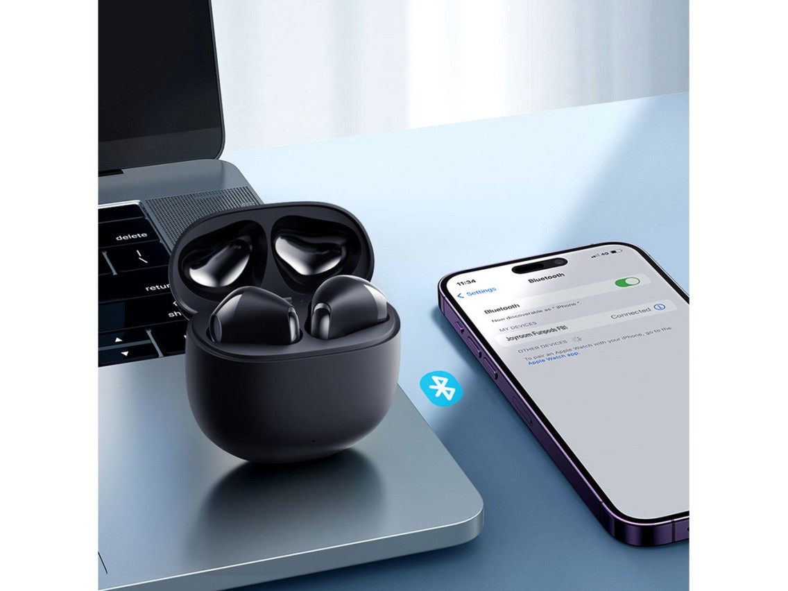 Auriculares inalámbricos intrauditivos TWS Joyroom JR-FB1 Funpods Bluetooth 6.0 - Negro