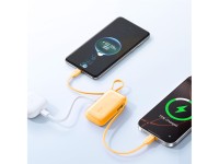 Joyroom JR-PR2L 35W 10000mAh Powerbank with Built-in USB-C Cables - Orange Joyroom JR-PR2L 35W 10000mAh Powerbank with Built-in USB-C Cables - Orange