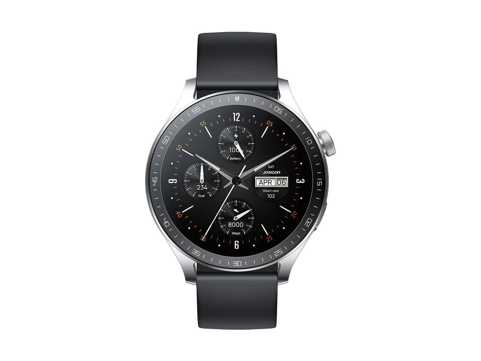 Reloj inteligente Joyroom Classic Series JR-FC2 Pro con función de respuesta de llamadas - Plateado