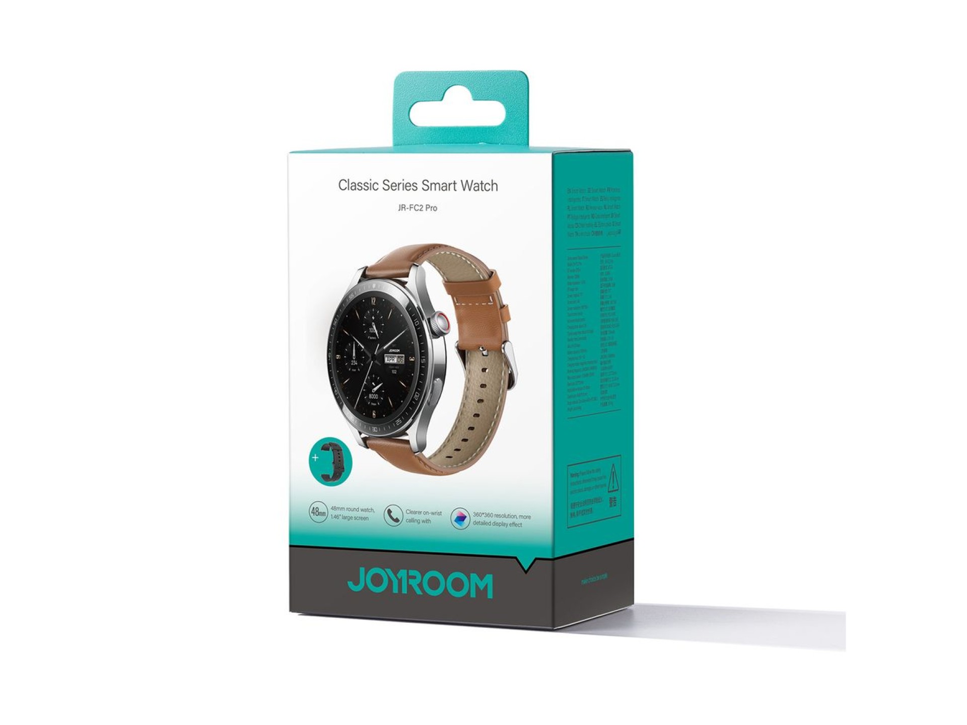 Reloj inteligente Joyroom Classic Series JR-FC2 Pro con función de respuesta de llamadas - Plateado