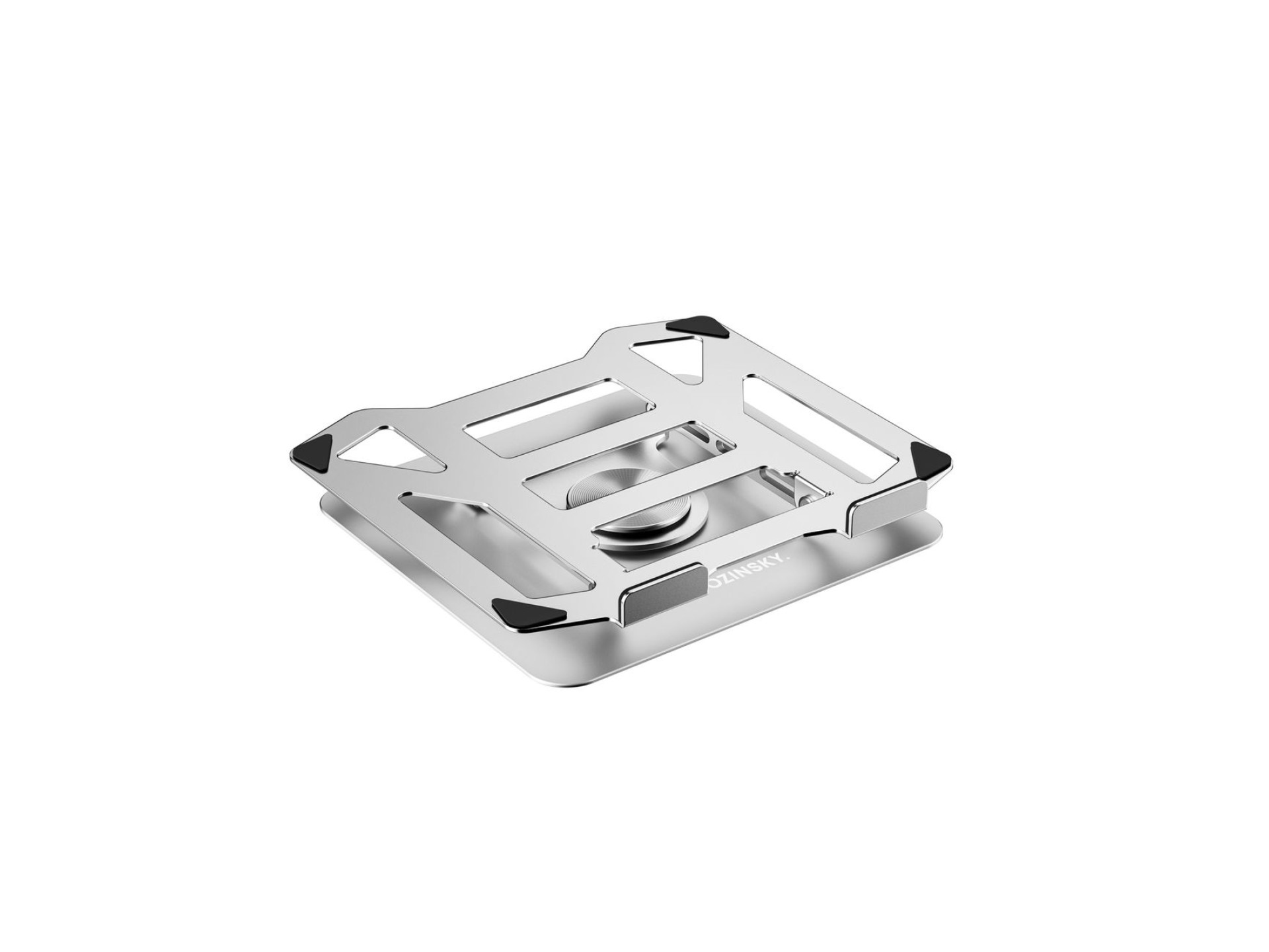 Soporte rígido Wozinsky WDCX-X19-AB con rotación de 360° para portátiles y tabletas - Plateado