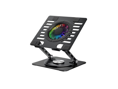 Soporte de refrigeración Wozinsky WDCX-X16-AS CoolBase RGB de 360° para portátil y tableta - Negro Soporte de refrigeración Wozinsky WDCX-X16-AS CoolBase RGB de 360° para portátil y tableta - Negro