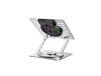 Suporte de resfriamento Wozinsky WDCX-X16-AS CoolBase RGB 360° para laptop e tablet - prata Suporte de resfriamento Wozinsky WDCX-X16-AS CoolBase RGB 360° para laptop e tablet - prata