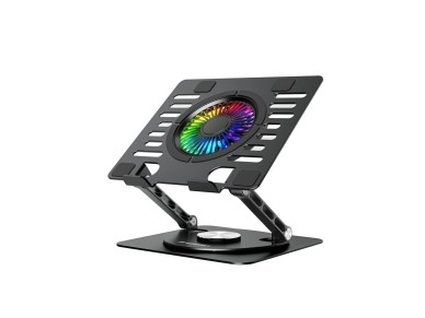 Soporte de refrigeración Wozinsky WDCX-X16-AS CoolBase RGB de 360° para portátil y tableta - Negro Soporte de refrigeración Wozinsky WDCX-X16-AS CoolBase RGB de 360° para portátil y tableta - Negro