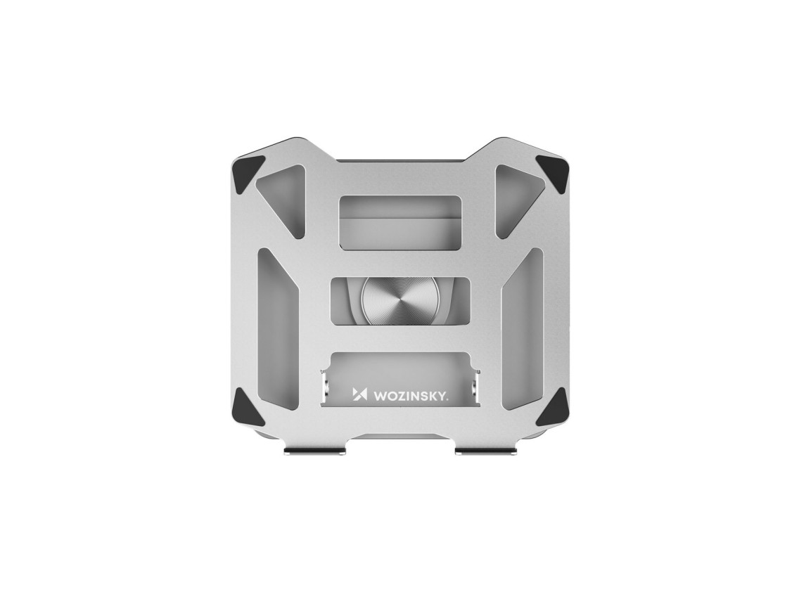 Soporte rígido Wozinsky WDCX-X19-AB con rotación de 360° para portátiles y tabletas - Plateado