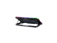 Base de resfriamento para notebook gamer Wozinsky WDCX-A26 NitroCool RGB - Preta