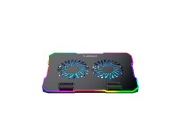 Base de resfriamento para notebook gamer Wozinsky WDCX-A26 NitroCool RGB - Preta