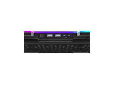 Base de resfriamento para notebook gamer Wozinsky WDCX-A26 NitroCool RGB - Preta