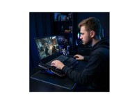 Suporte para notebook gamer Wozinsky WDCX-015 StormPad RGB com resfriamento - Preto