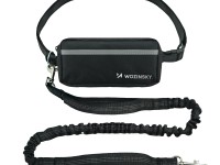 Cinturón Wozinsky WPST-01 con bolsillo y correa elástica para correr con perro - Negro Cinturón Wozinsky WPST-01 con bolsillo y correa elástica para correr con perro - Negro