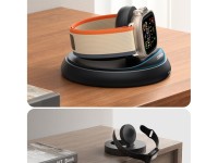 Cargador inductivo plegable Joyroom JR-W12 para Apple Watch - negro