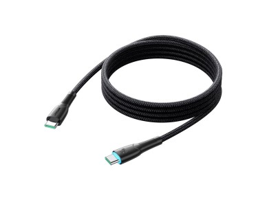 Joyroom Starry Series SA32-CC3 USB-C / USB-C cable 60W 1m - black Joyroom Starry Series SA32-CC3 USB-C / USB-C cable 60W 1m - black