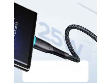 Joyroom Starry Series SA32-CC3 USB-C / USB-C cable 60W 1m - black Joyroom Starry Series SA32-CC3 USB-C / USB-C cable 60W 1m - black