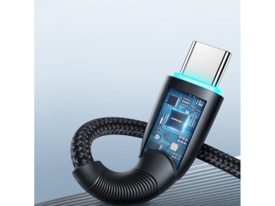 Joyroom Starry Series SA32-CC3 USB-C / USB-C cable 60W 1m - black Joyroom Starry Series SA32-CC3 USB-C / USB-C cable 60W 1m - black