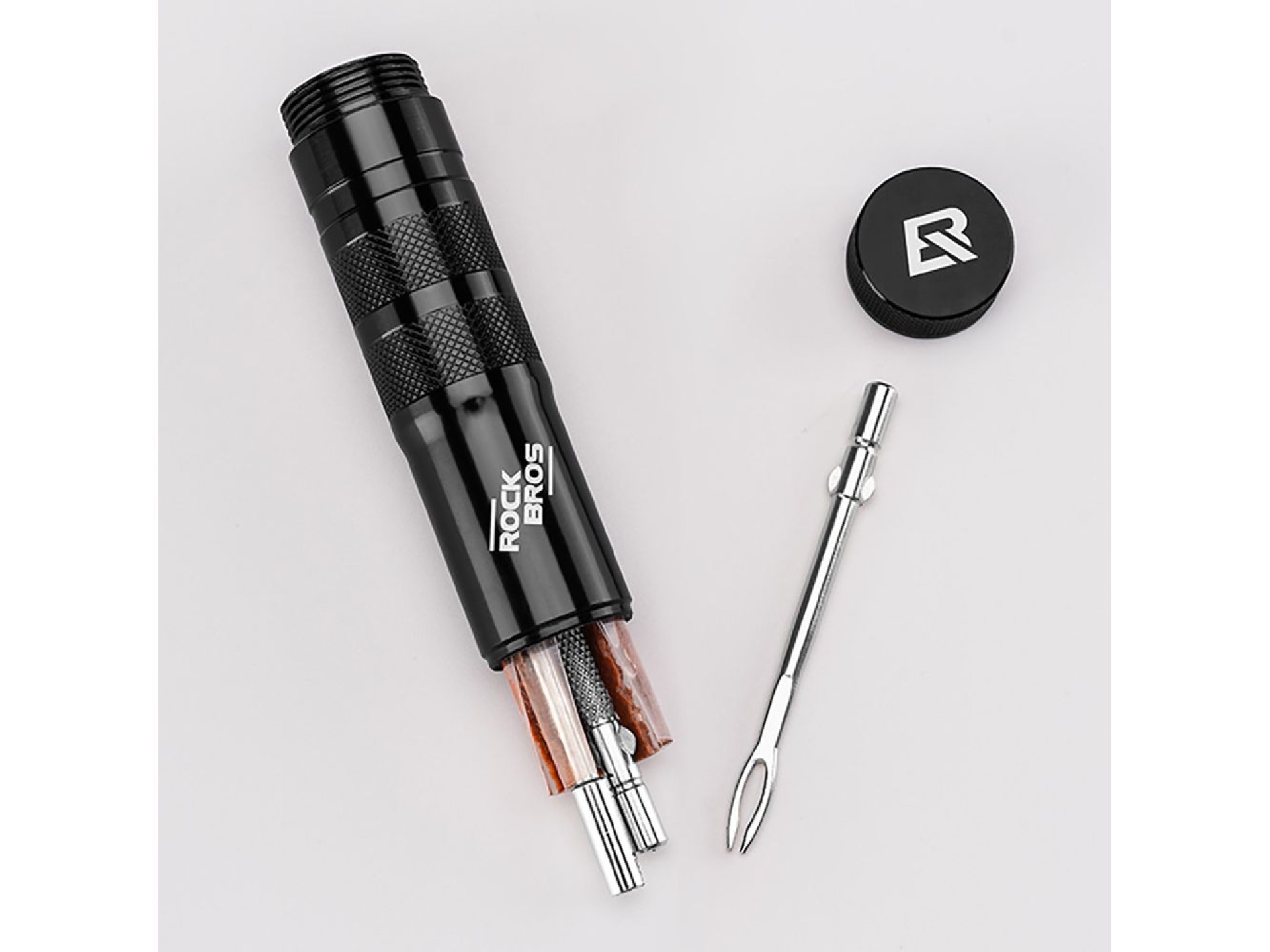 Kit de Reparo de Pneus Sem Câmara Rockbros - Preto