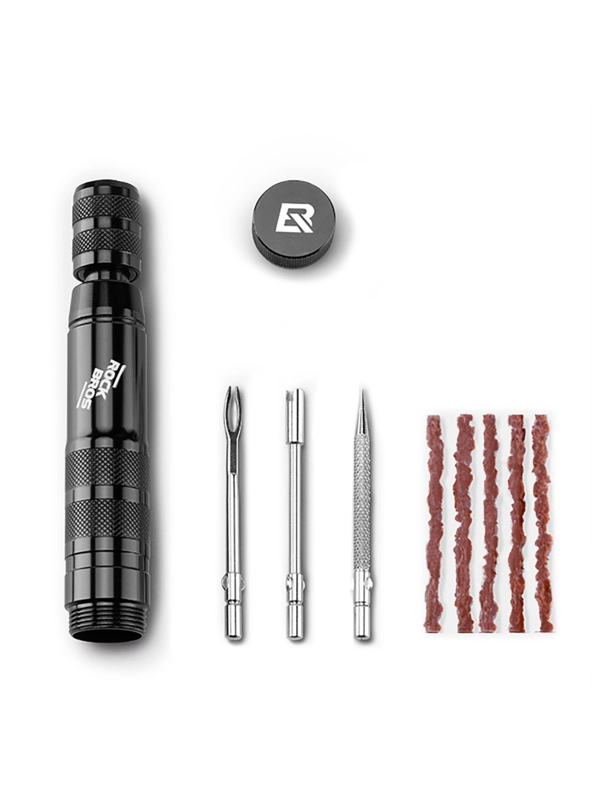 Kit de Reparo de Pneus Sem Câmara Rockbros - Preto