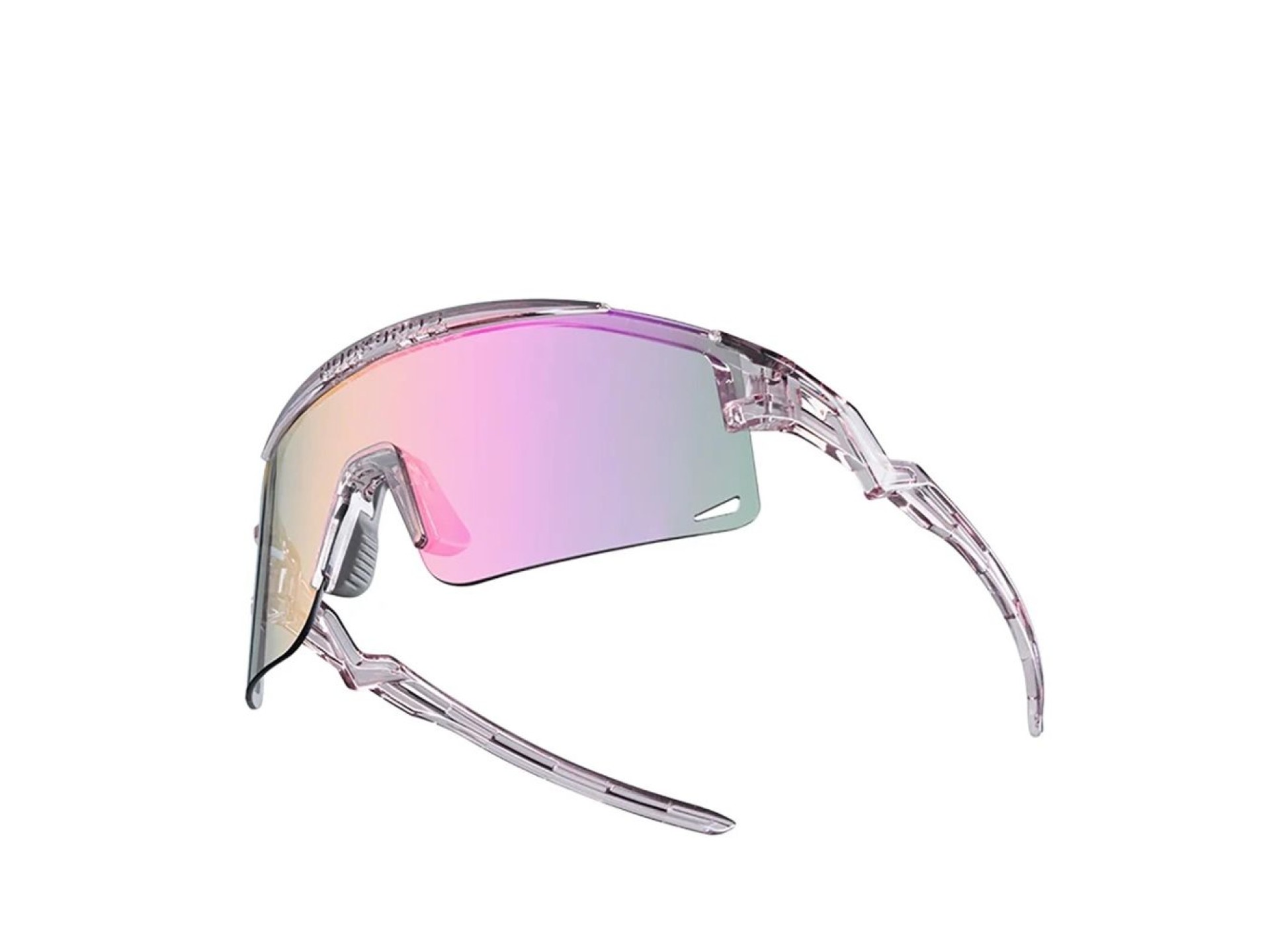 Óculos de ciclismo Rockbros fotocromáticos com proteção UV e lentes corretivas, transparentes - roxo
