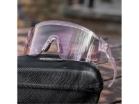 Óculos de ciclismo Rockbros fotocromáticos com proteção UV e lentes corretivas, transparentes - roxo Óculos de ciclismo Rockbros fotocromáticos com proteção UV e lentes corretivas, transparentes - roxo