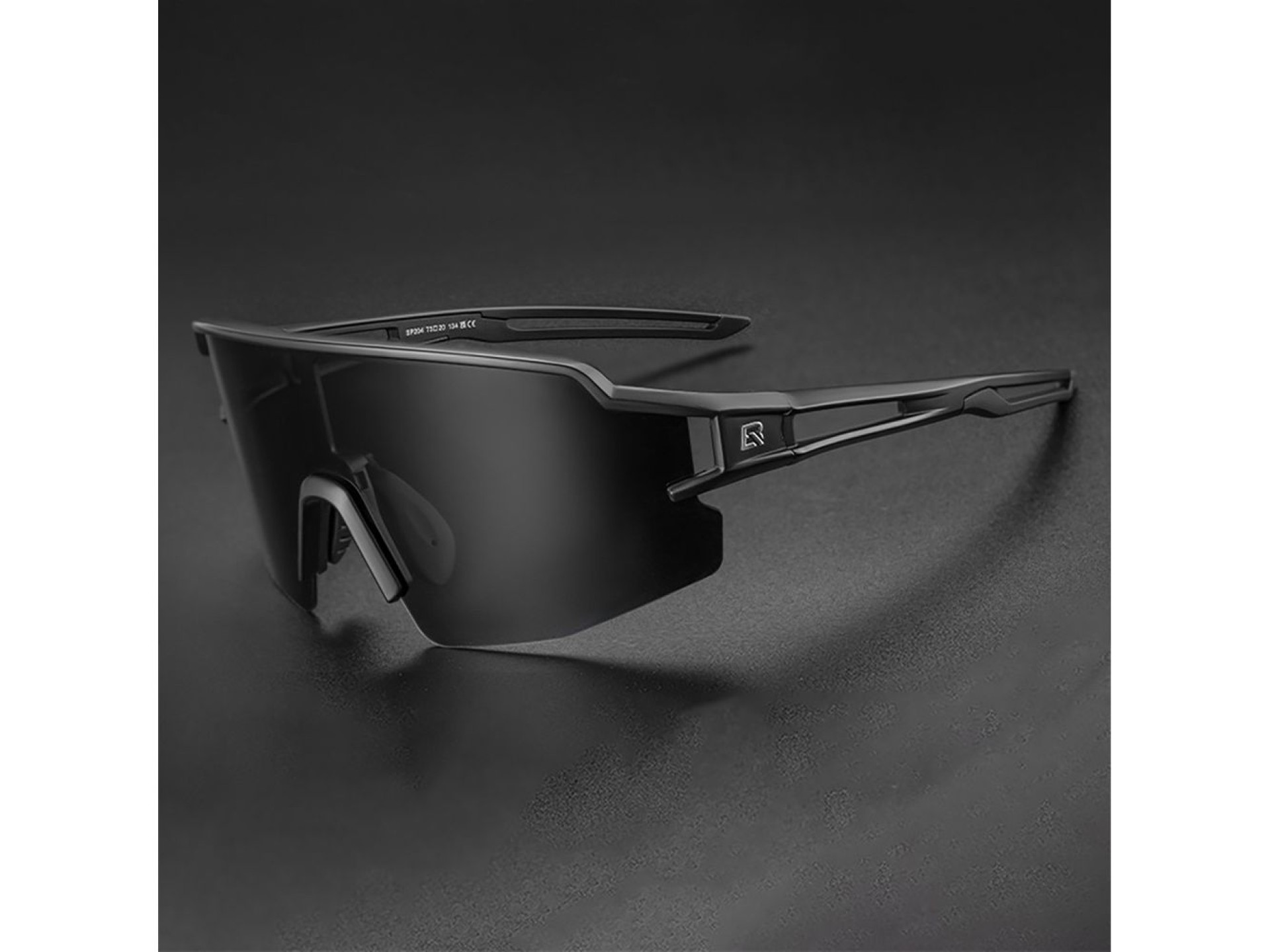 Óculos de ciclismo polarizados Rockbros com proteção UV e lentes corretivas 14120008006 - Preto