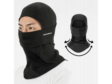 Rockbros LF7345BK sports balaclava insulated - black Rockbros LF7345BK sports balaclava insulated - black