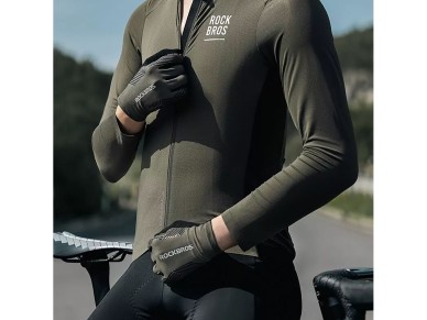 Guantes de ciclismo Rockbros 16110006002 con absorción de impactos, talla M - verde y negro Guantes de ciclismo Rockbros 16110006002 con absorción de impactos, talla M - verde y negro
