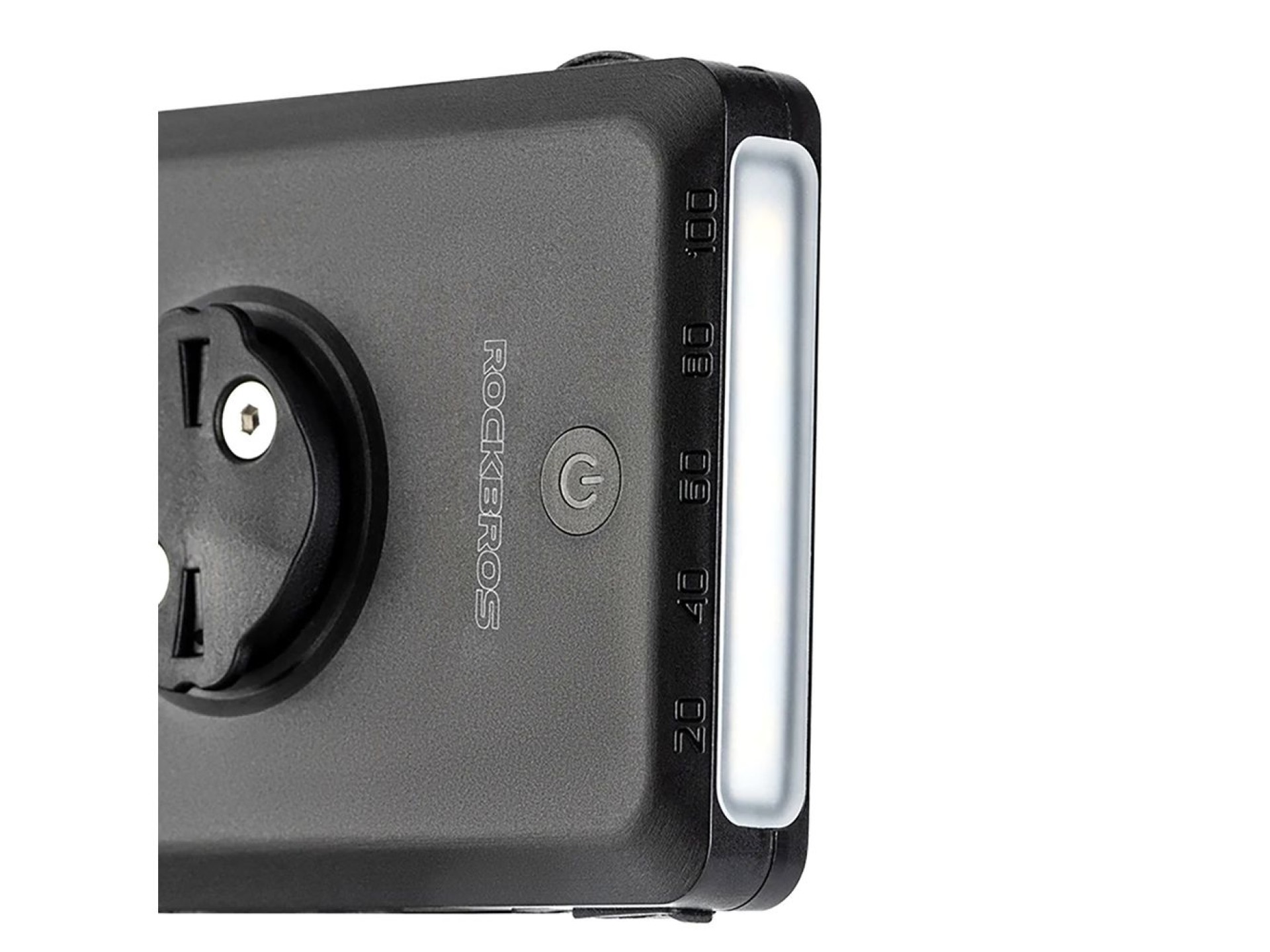 Luz delantera para bicicleta Rockbros JP008 con batería externa de 5000 mAh y 150 lm, IPX6 - negra