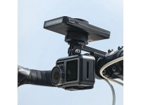 Luz delantera para bicicleta Rockbros JP008 con bater�a externa de 5000 mAh y 150 lm, IPX6 - negra