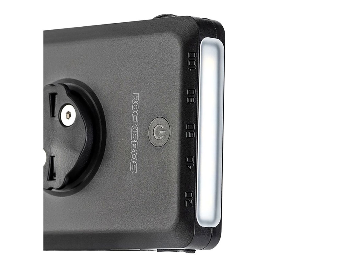 Luz delantera para bicicleta Rockbros JP008 con bater�a externa de 5000 mAh y 150 lm, IPX6 - negra