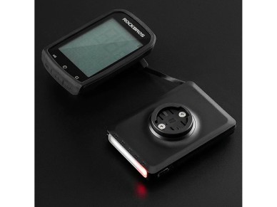 Luz delantera para bicicleta Rockbros JP008 con batería externa de 5000 mAh y 150 lm, IPX6 - negra Luz delantera para bicicleta Rockbros JP008 con batería externa de 5000 mAh y 150 lm, IPX6 - negra