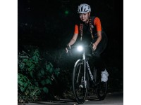 Luz dianteira para bicicleta Rockbros RHL1500 5000mAh 1500lm IPX6 - preta Luz dianteira para bicicleta Rockbros RHL1500 5000mAh 1500lm IPX6 - preta