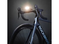 Luz delantera para bicicleta Rockbros JP008 con bater�a externa de 5000 mAh y 150 lm, IPX6 - negra