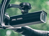 Luz dianteira para bicicleta Rockbros RHL1500 5000mAh 1500lm IPX6 - preta Luz dianteira para bicicleta Rockbros RHL1500 5000mAh 1500lm IPX6 - preta