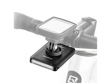 Luz delantera para bicicleta Rockbros JP008 con batería externa de 5000 mAh y 150 lm, IPX6 - negra Luz delantera para bicicleta Rockbros JP008 con batería externa de 5000 mAh y 150 lm, IPX6 - negra