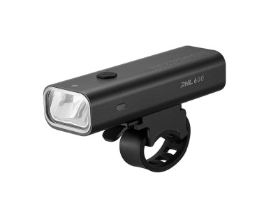 Luz delantera para bicicleta Rockbros RHL600, 600 lm, 2600 mAh, IPX6 - negra Luz delantera para bicicleta Rockbros RHL600, 600 lm, 2600 mAh, IPX6 - negra