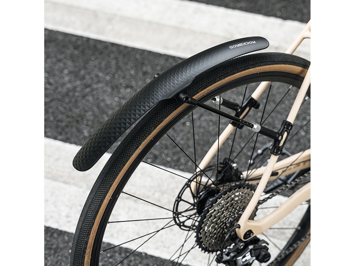 Rockbros 28210007001 bicycle fender, universal, adjustable - black