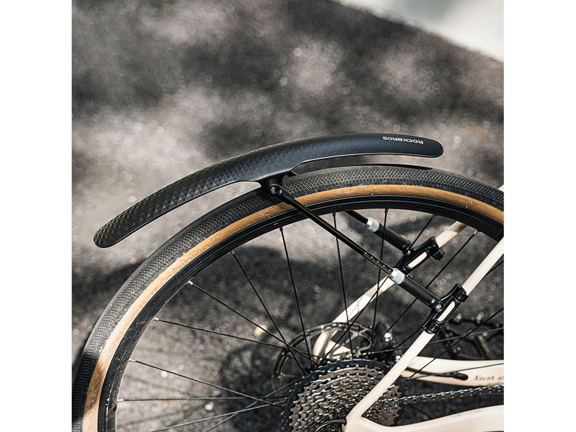 Para-lama de bicicleta Rockbros 28210007001, universal, ajustável - preto