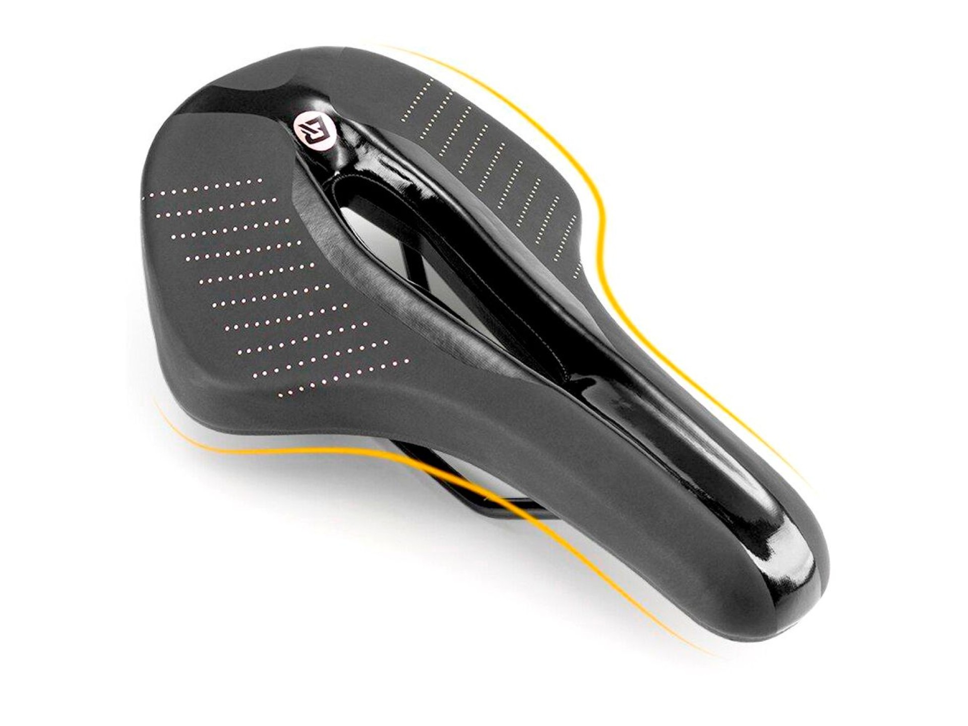 Rockbros 38210005001 foam MTB bicycle saddle - black